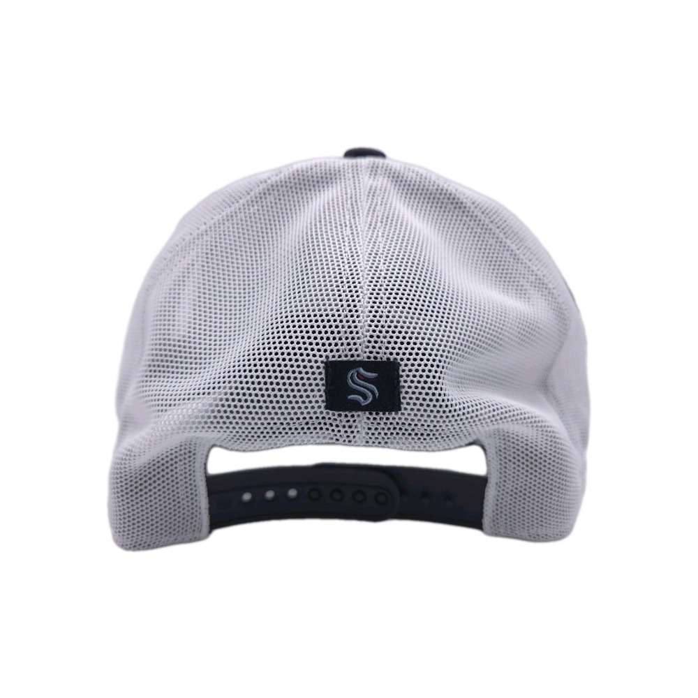 Seattle Kraken '47 Brand NHL Rope‎ Trucker Adjustable Snapback Hat - Picture 4 of 5